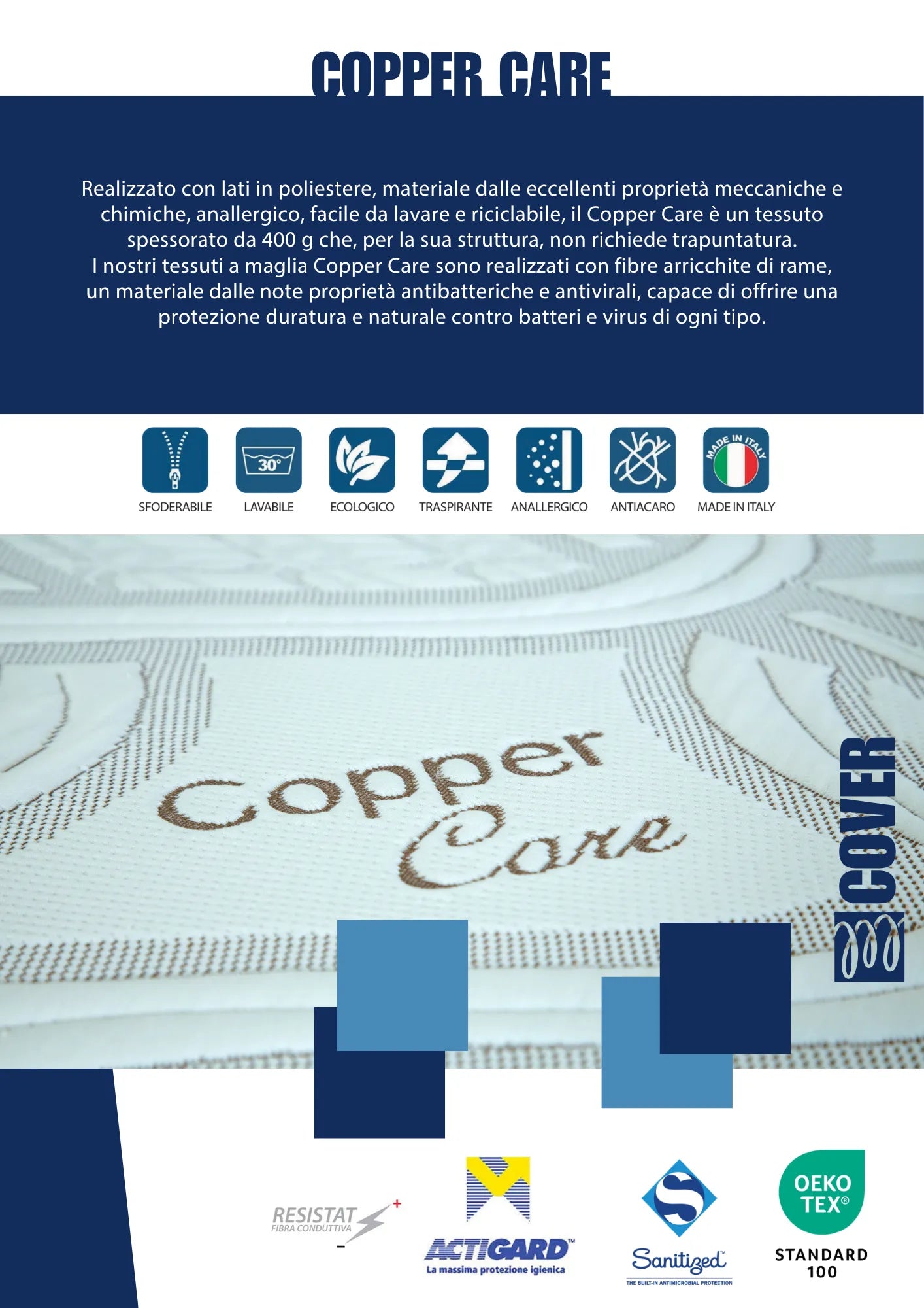 Materasso "Copper Care" LUXURY BREEZE
