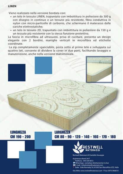 Materasso "Linen" LECLERC  BLACK