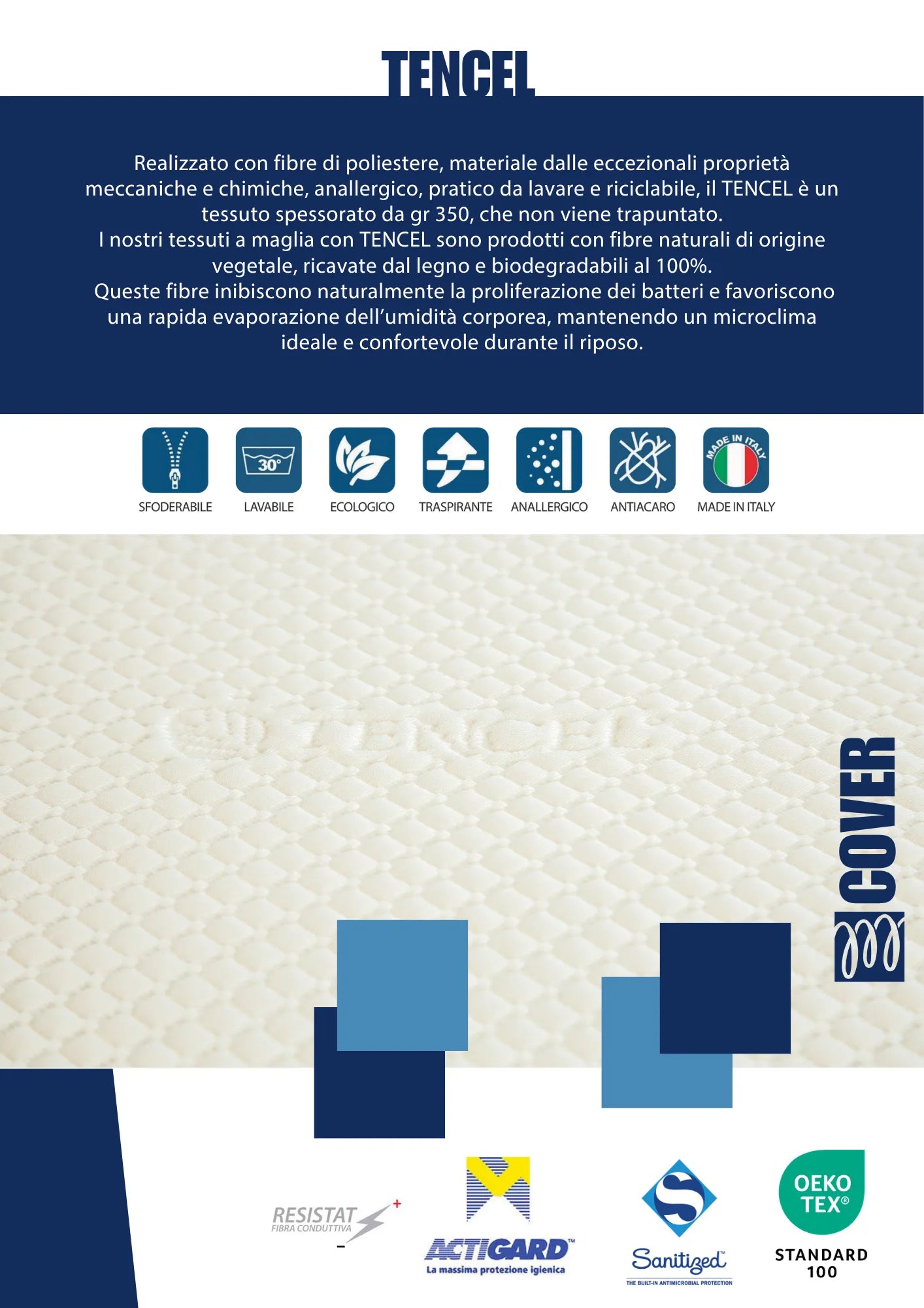 Materasso "Tencel" SPRING D.M.