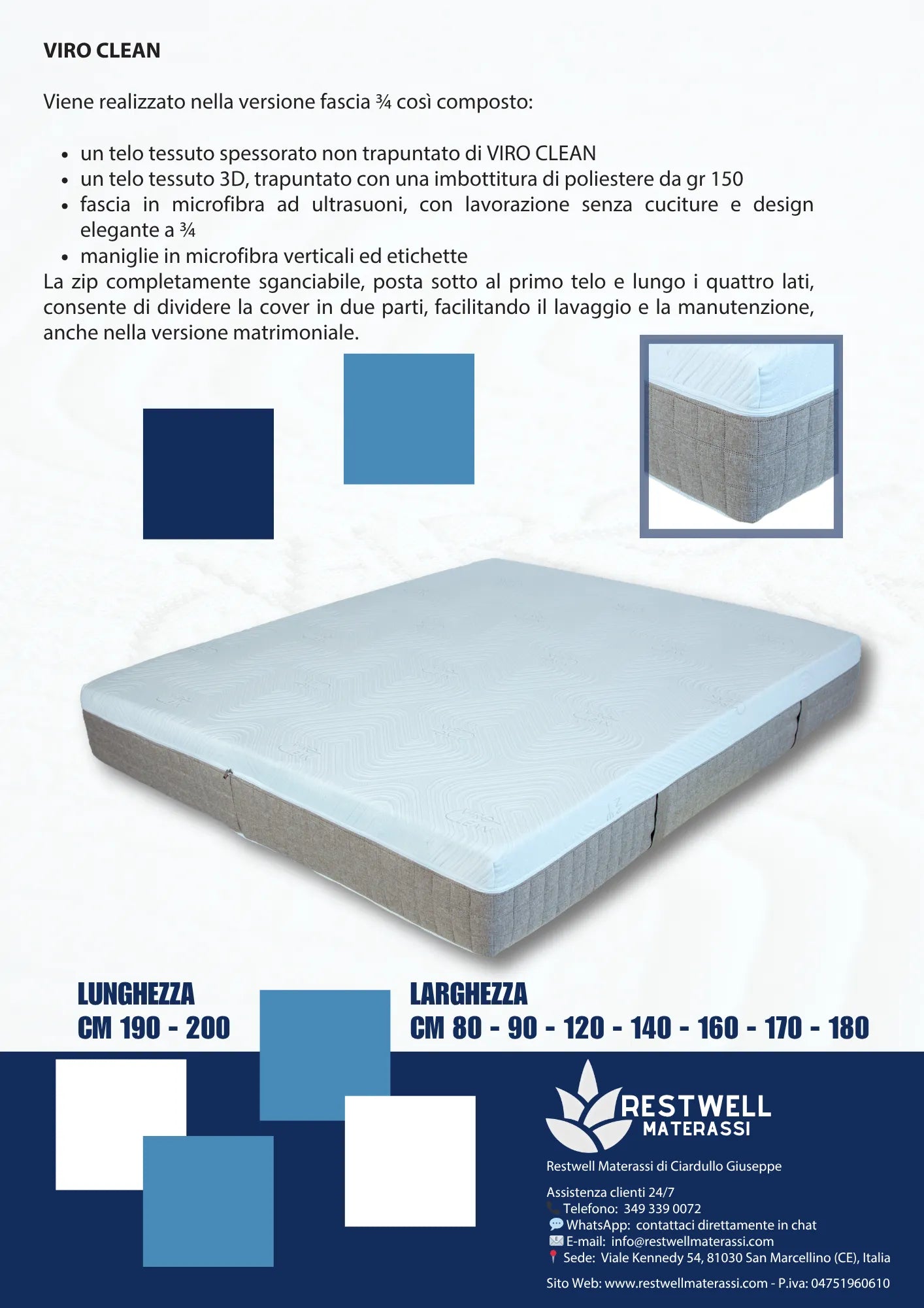 Materasso "Viro Clean"