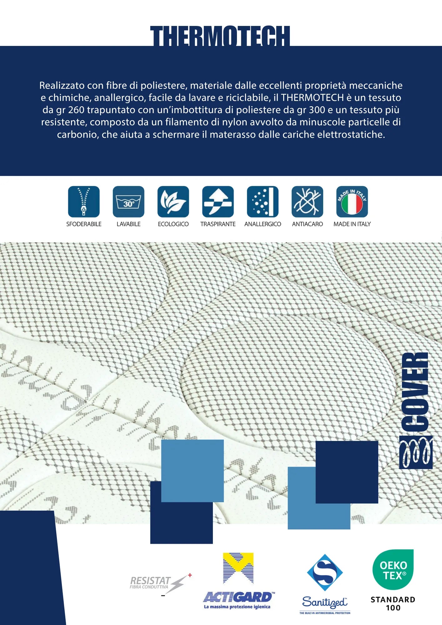 Materasso "ThermoTech" RUBINO AIRFRESH