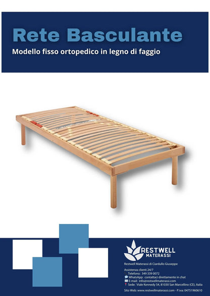 Rete Basculante Ortopedica in Faggio