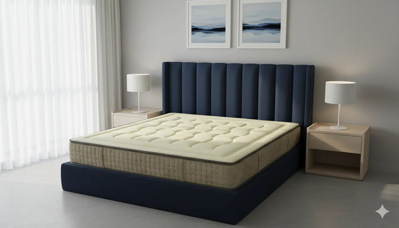 Materasso "Modalino"a  molle insacchettate e Memory Foam