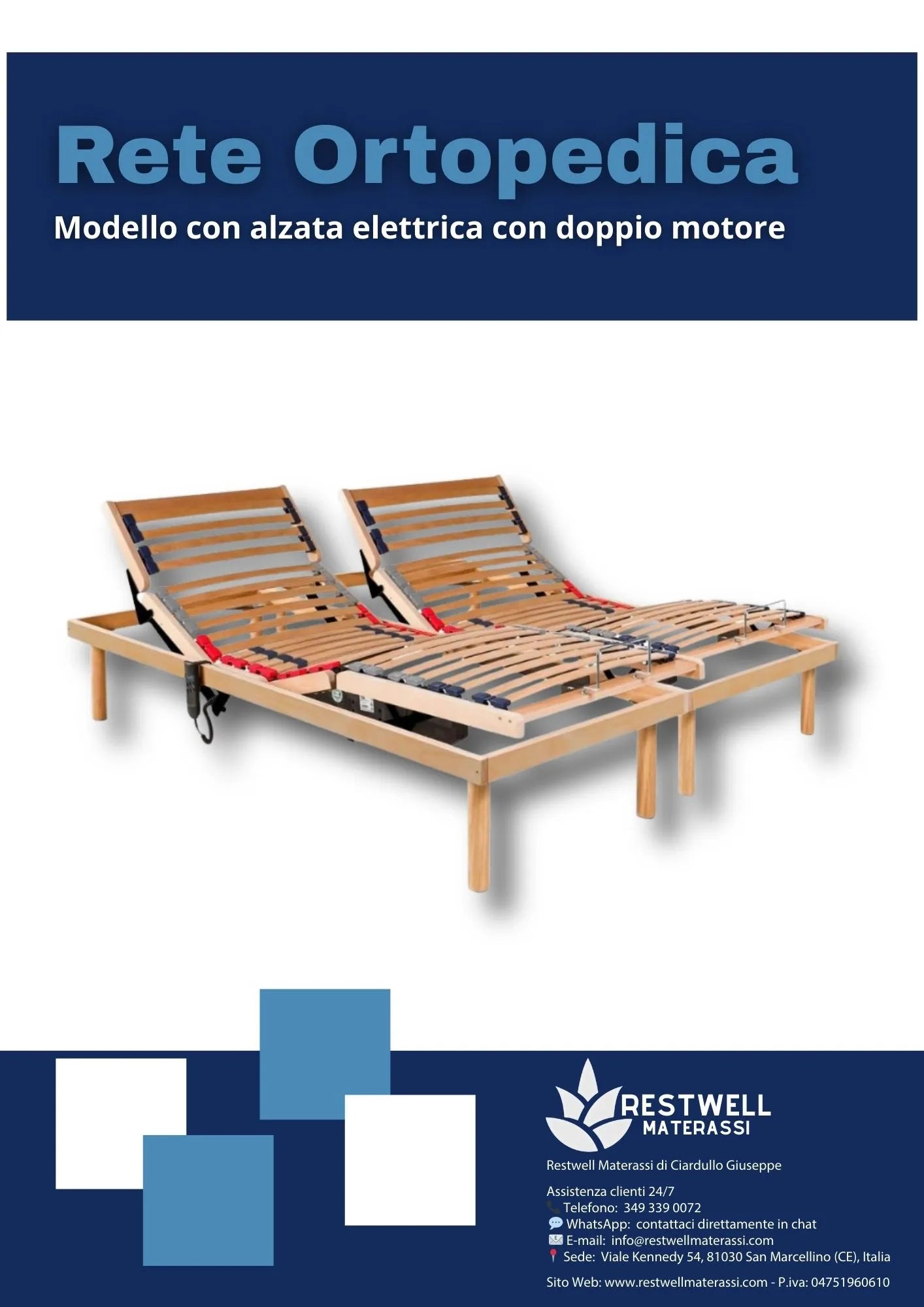 Rete Ortopedica Motorizzata a Doppio Motore